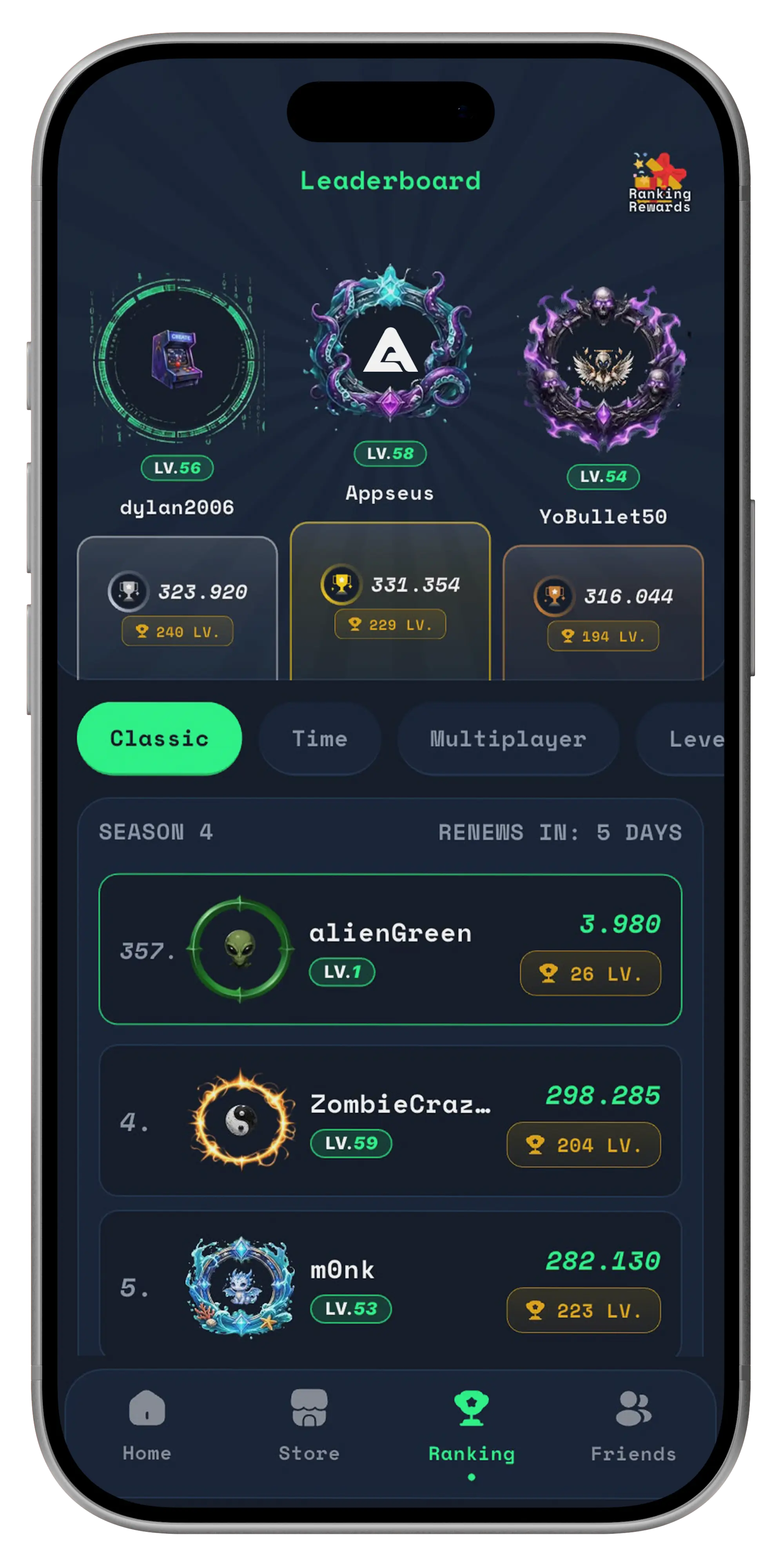 Bitopic game screen